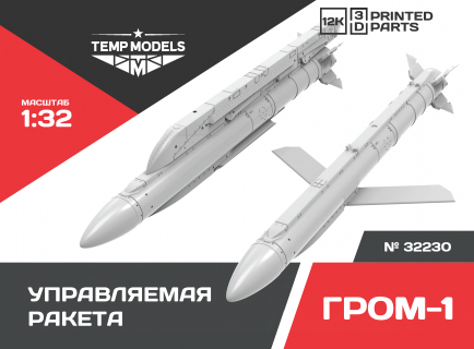 РАКЕТА «ВОЗДУХ-ПОВЕРХНОСТЬ» «ГРОМ-1» 1/32