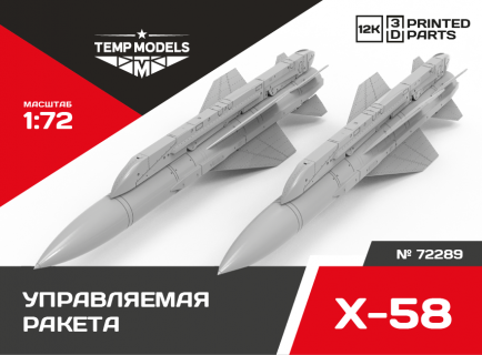 ПРОТИВОРАДИОЛОКАЦИОННАЯ РАКЕТА Х-58 1/72