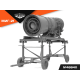 Двигатель  Р-25-300 МИГ-21БИС НА МОНТАЖНОЙ ТЕЛЕГЕ 1/48