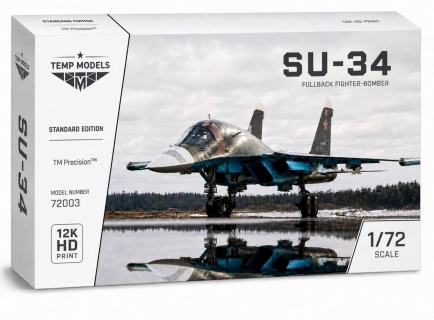 МОДЕЛЬ САМОЛЕТА СУ-34  STANDARD EDITION 1/72
