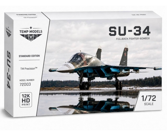 МОДЕЛЬ САМОЛЕТА СУ-34  STANDARD EDITION 1/72