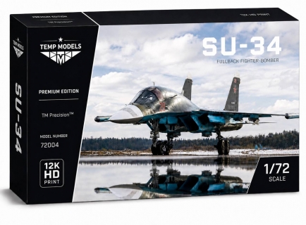 МОДЕЛЬ САМОЛЕТА СУ-34  PREMIUM EDITION 1/72