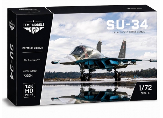 МОДЕЛЬ САМОЛЕТА СУ-34  PREMIUM EDITION 1/72