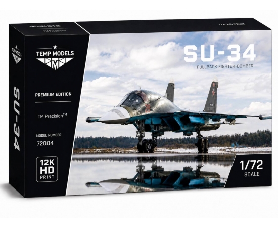 МОДЕЛЬ САМОЛЕТА СУ-34  PREMIUM EDITION 1/72