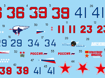 ДЕКАЛИ ДЛЯ СУ-27 - «СТРАЖИ СЕВЕРА»: КИЛП-ЯВР, ЧАСТЬ 2 1/72