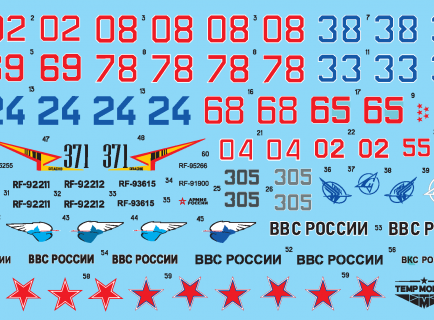 ДЕКАЛИ ДЛЯ СУ-27СМ/СМ3  1/72