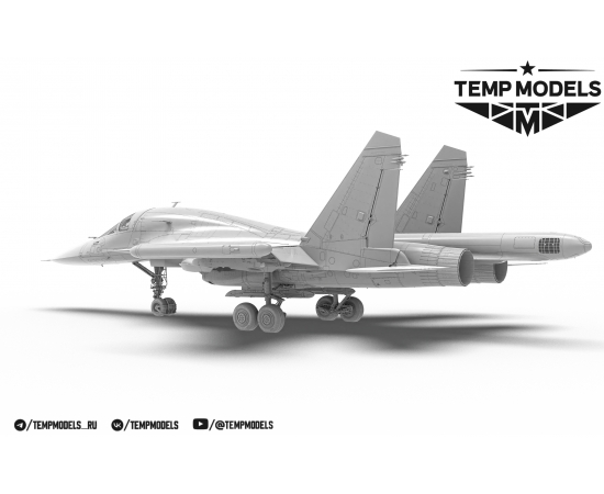 МОДЕЛЬ САМОЛЕТА СУ-34  STANDARD EDITION 1/48