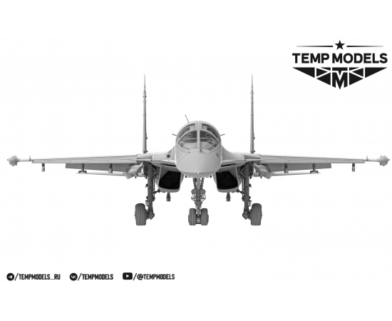 МОДЕЛЬ САМОЛЕТА СУ-34  STANDARD EDITION 1/48